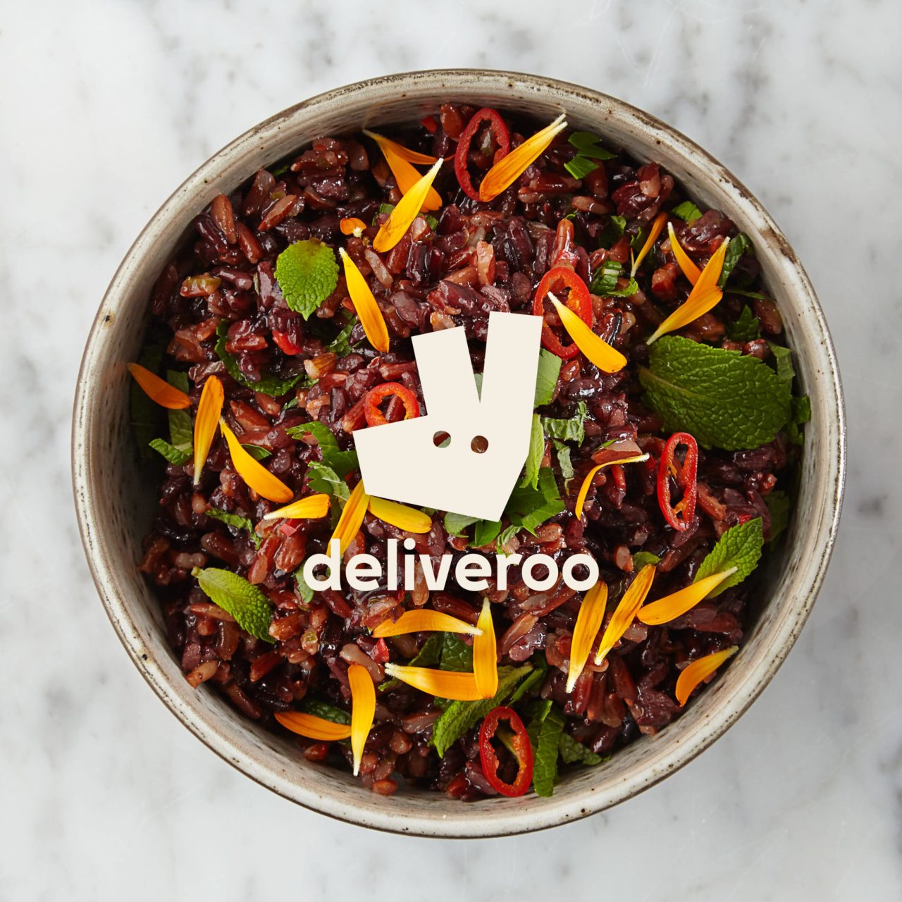 A wild rice dish from The Good Plot available on Deliveroo